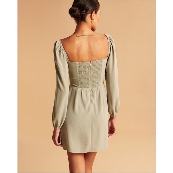 Abercrombie Long Sleeve Draped Skirt Mini Dress (Size XS) - Picture 7 of 7